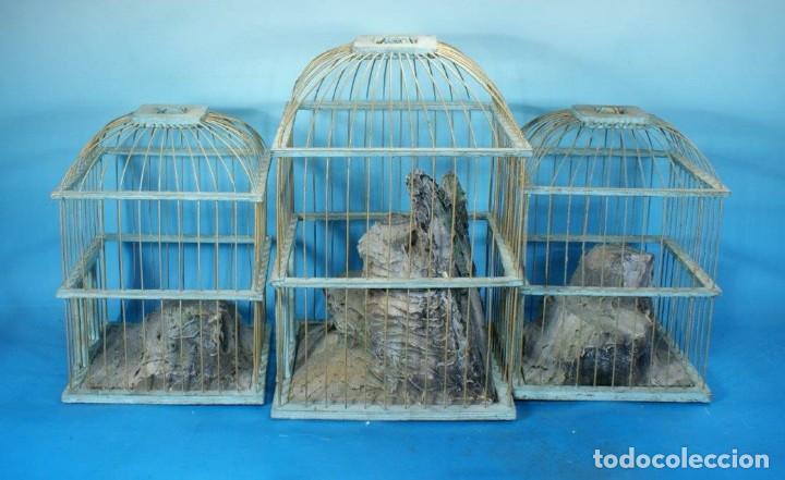 Figuras de goma y PVC: JAULAS DEL ZOO PARA AVES ELASTOLIN, LINEOL - Foto 2