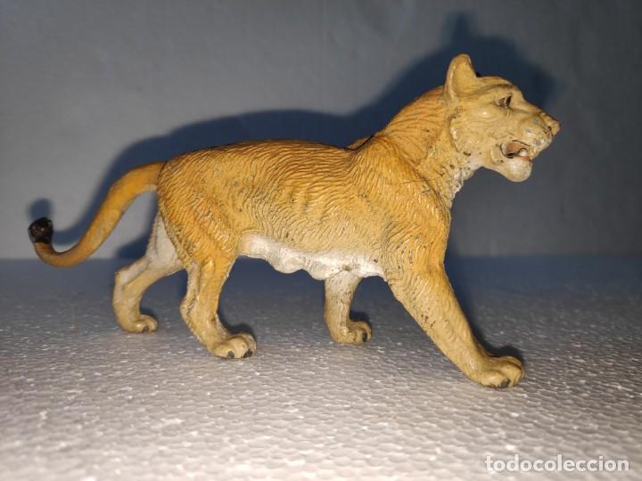 Figuras de goma y PVC: Jaula del Zoo para leones (Elastolin, 1930) - Foto 15