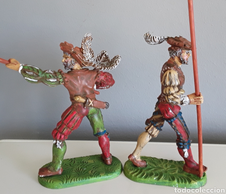Figuras de goma y PVC: Lansquenetes, Elastolin serie 7 cms. - Foto 3