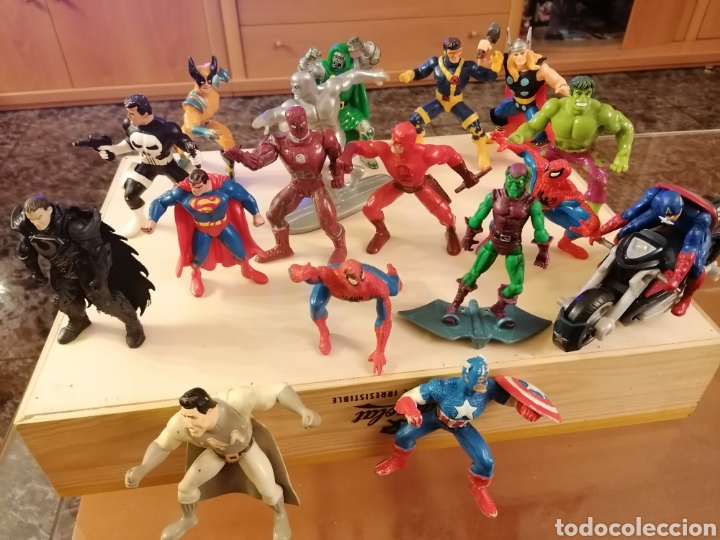 Figuras de goma y PVC: Mu&ntilde;ecos super heroes pvc - Foto 4