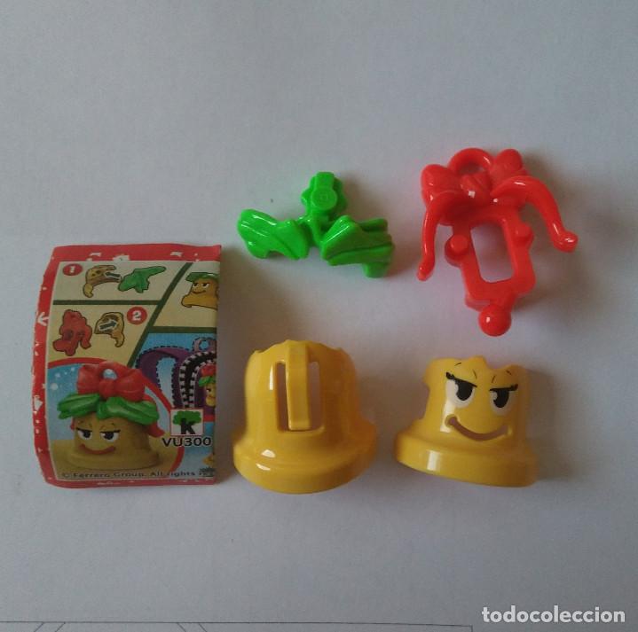 Kinder &Uuml;berraschung: kinder vu 300 campana campanita bell bpz papel navidad 2021 completo mu&ntilde;eco navide&ntilde;o figurita