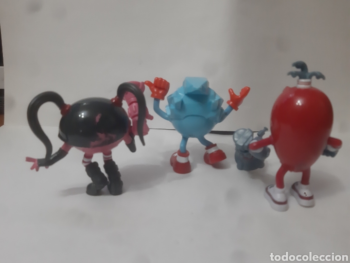 Figuras de goma y PVC: 3 Mu&ntilde;ecos Pac-Man (Bandai) - Foto 2