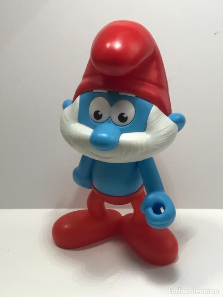 Figuras de Goma y PVC: BURGER KING, PITUFOS - PAPA PITUFO, 13 CMS APROX. (2)