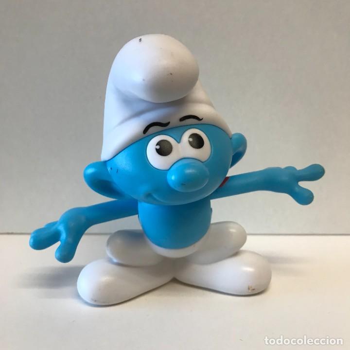 Figuras de Goma y PVC: BURGER KING, PITUFOS, 10 CMS APROX. (1)