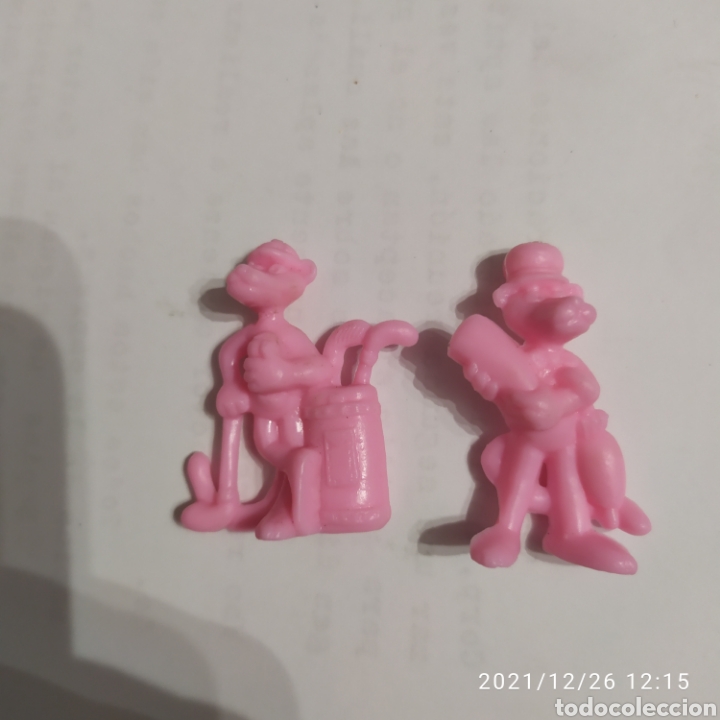 Figuras de goma y PVC: Figuras dos pantera rosa dunkin - Foto 1