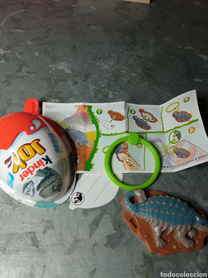 Figurines en Caoutchouc et PVC: Kinder joy 2021 verano jurassic world jur&aacute;sico figura vv 413