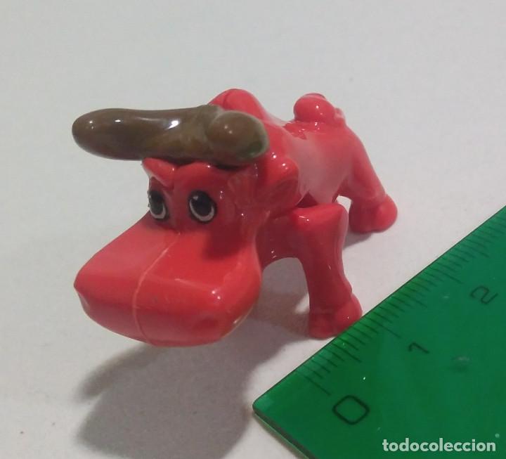 Figurines en Caoutchouc et PVC: animal rojo kinder natoons natoon mu&ntilde;eco con cuernos sd 132 bufalo animalito