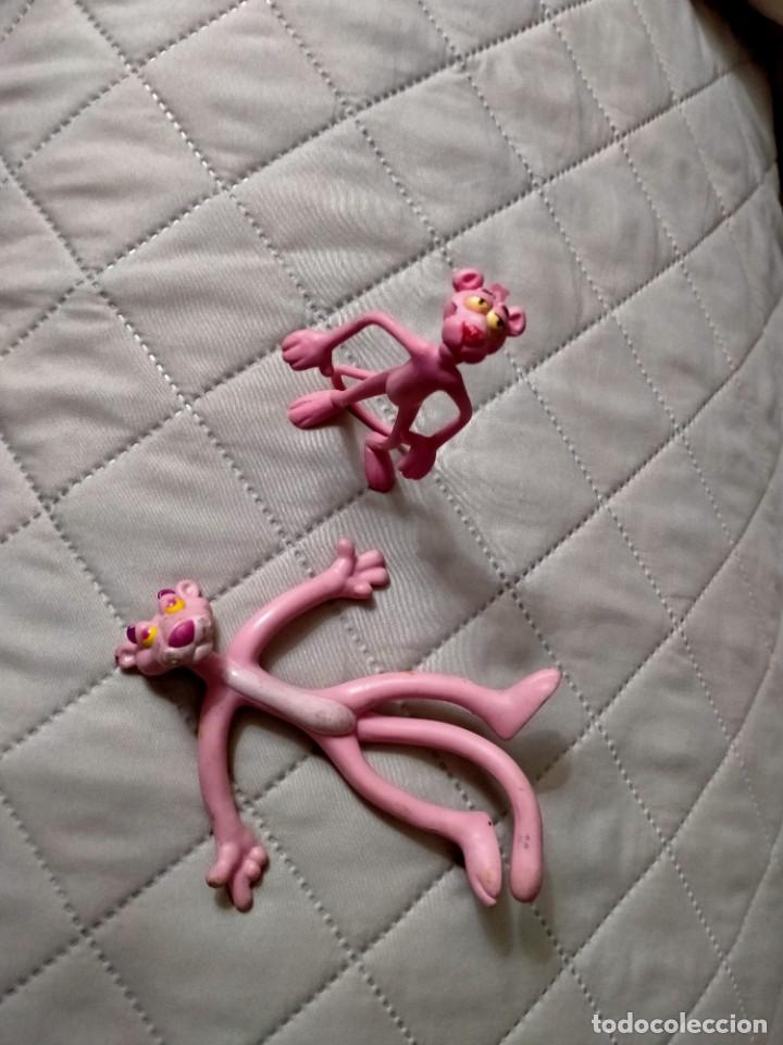 Figuras de goma y PVC: figuras de la pantera rosa - Foto 1