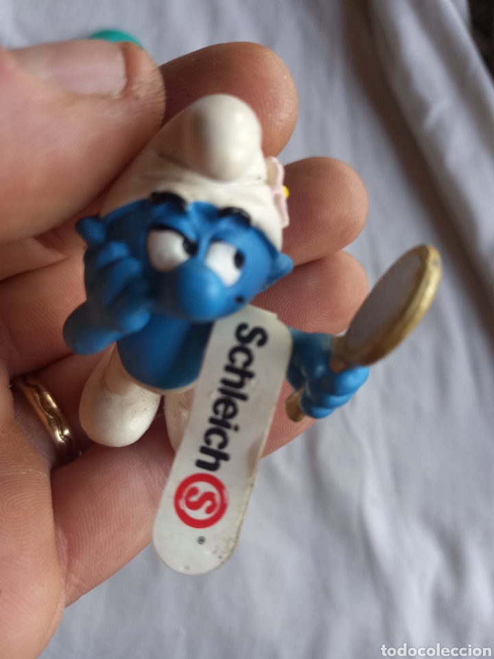 Figuras de goma y PVC: PITUFO 2004 SCHLEICH - Foto 10