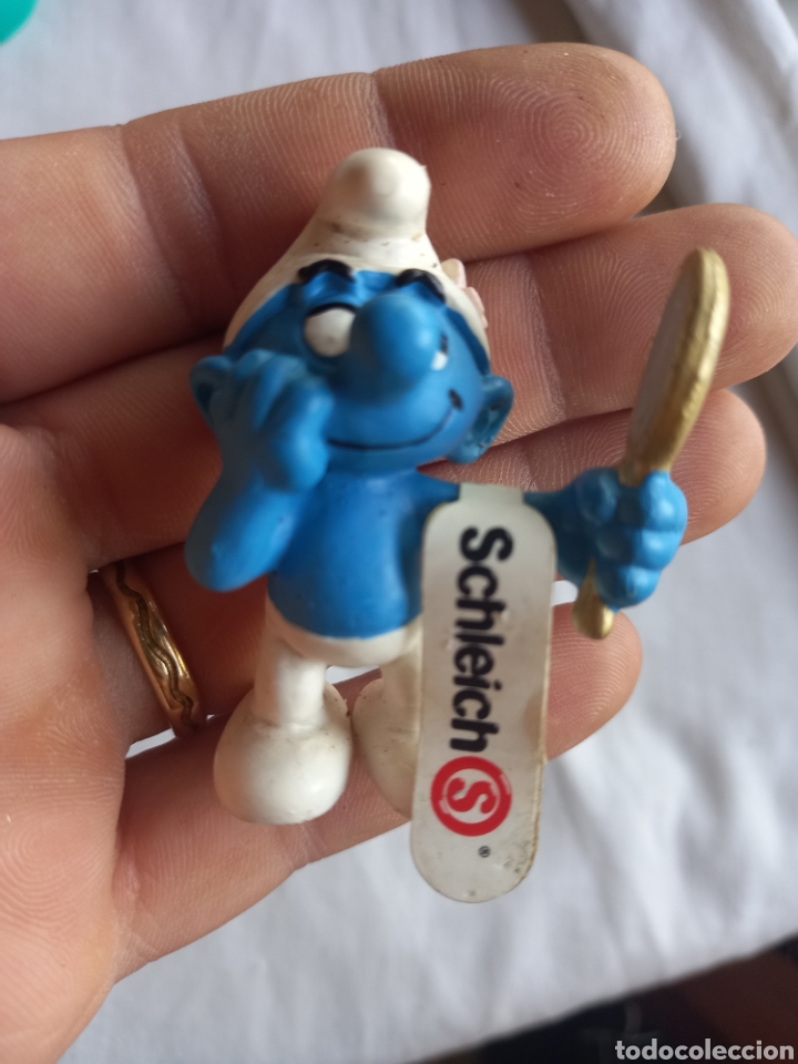 Figuras de goma y PVC: PITUFO 2004 SCHLEICH - Foto 1