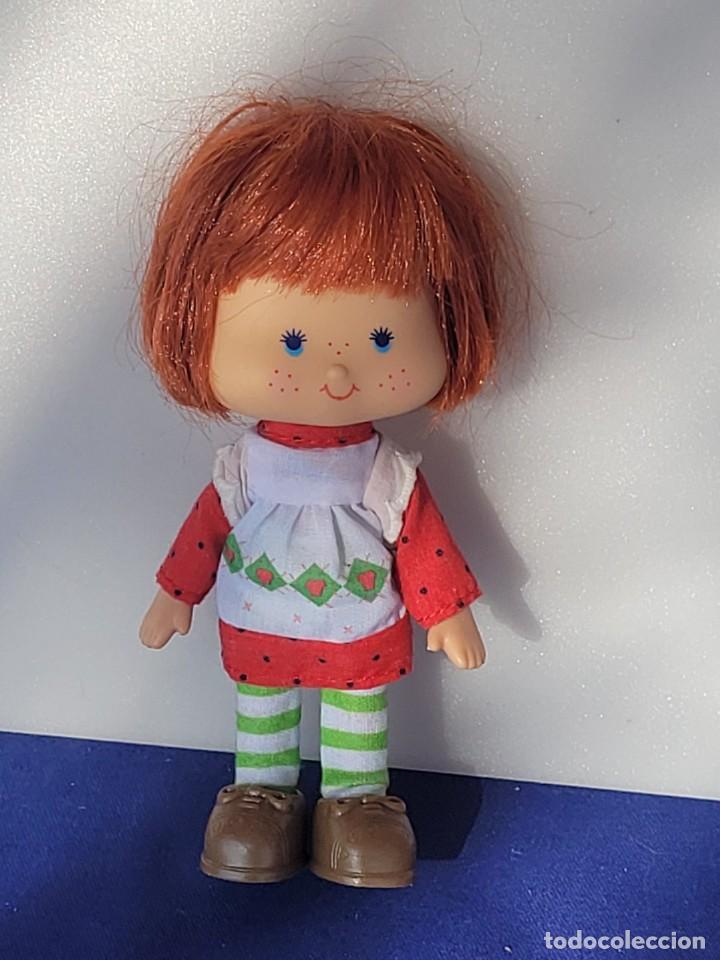 Figuras de Goma y PVC: Figura vintage de Strawberry Shortcake (tarta de fresas)