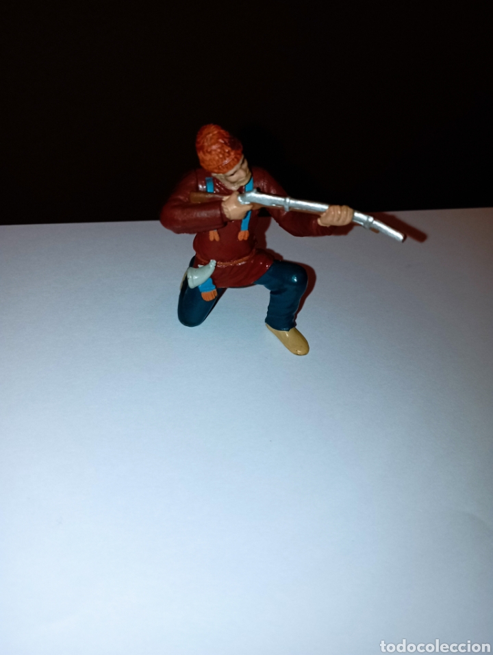 Figuras de goma y PVC: COMANSI FIGURA DE PVC TRAMPERO INDIOS Y VAQUEROS - Foto 1