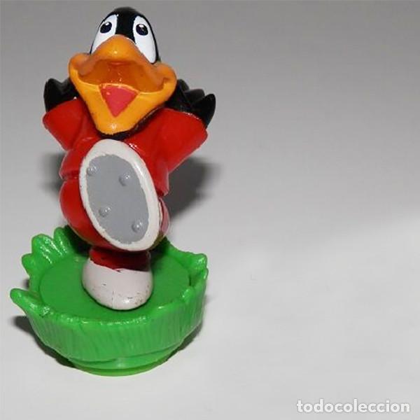 Figurines en Caoutchouc et PVC: kinder magic sport 2 tt animal futbolista futbol deportes pajaro cuervo