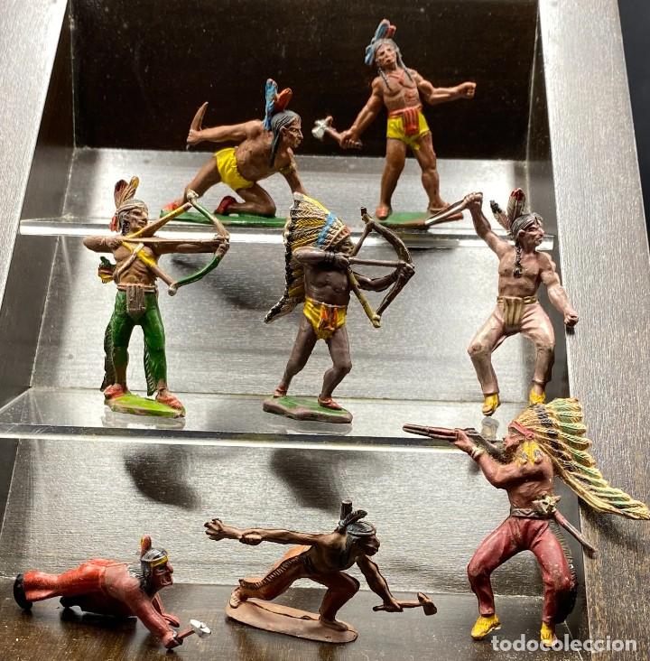 Figuras de goma y PVC: INDIOS DE GOMA,VARIAS MARCAS - Foto 1