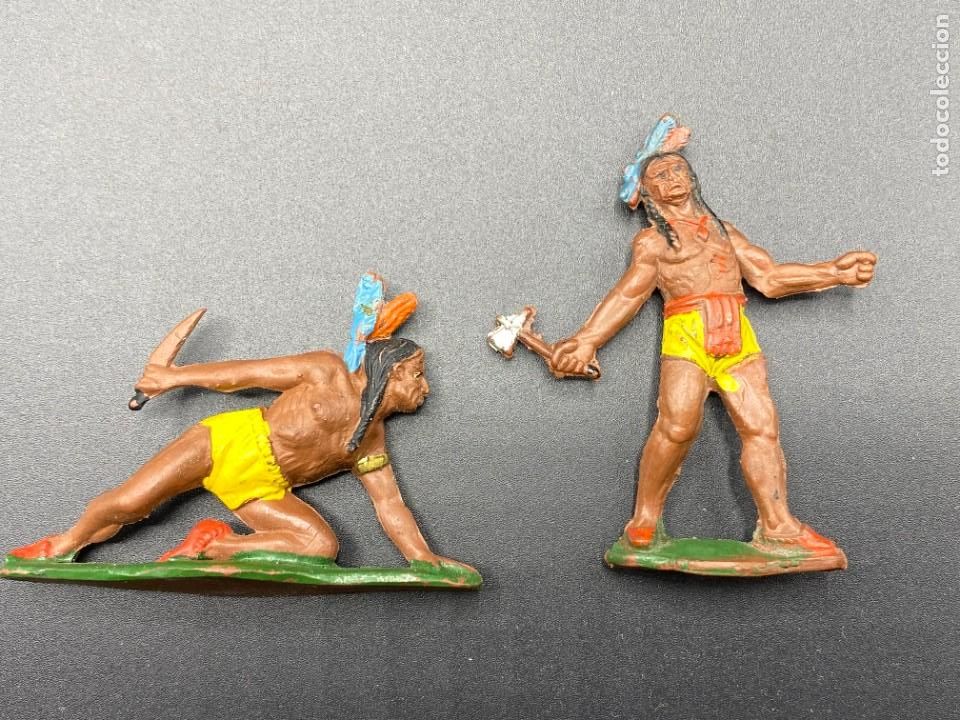 Figuras de goma y PVC: INDIOS DE GOMA,VARIAS MARCAS - Foto 2