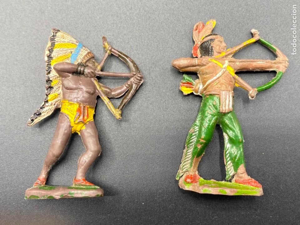 Figuras de goma y PVC: INDIOS DE GOMA,VARIAS MARCAS - Foto 4