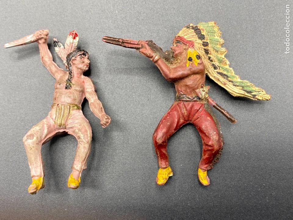 Figuras de goma y PVC: INDIOS DE GOMA,VARIAS MARCAS - Foto 6