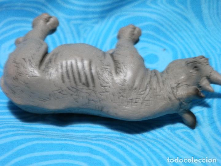 Figuras de goma y PVC: SCHLEICH RINOCERONTE 2001 - Foto 3