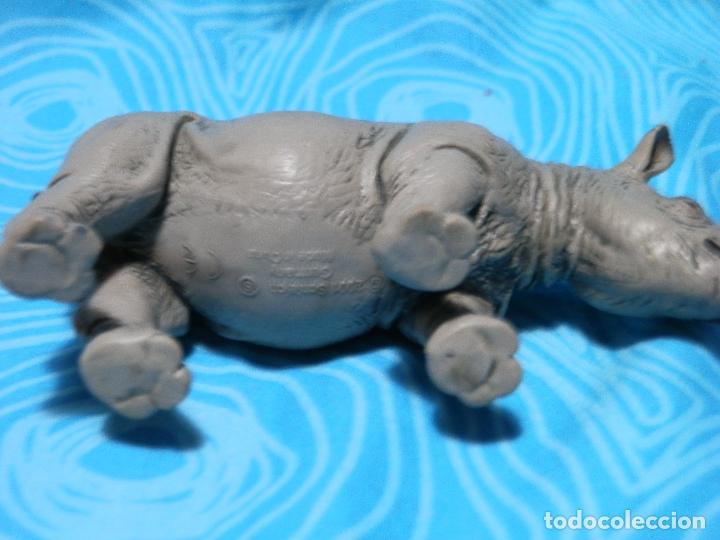 Figuras de goma y PVC: SCHLEICH RINOCERONTE 2001 - Foto 4
