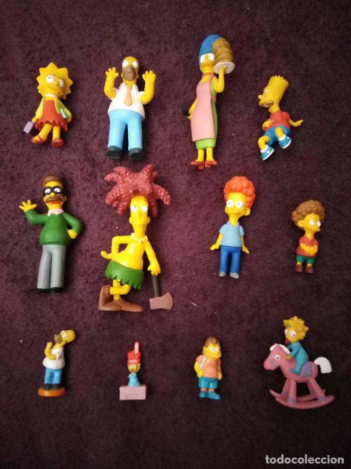Figuras de goma y PVC: Lote mu&ntilde;ecas Simpson - Foto 1