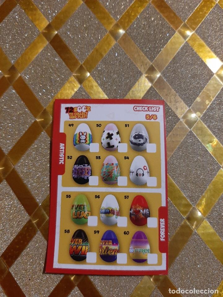 Figuras de Borracha e PVC: FIGURAS DE HUEVOS DE EGG`Z WORLD CHECK LIST 5 SERIE 1 PANINI !
