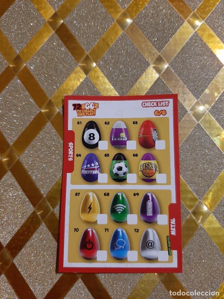 Figuras de Borracha e PVC: FIGURAS DE HUEVOS DE EGG`Z WORLD CHECK LIST 6 SERIE 1 PANINI !