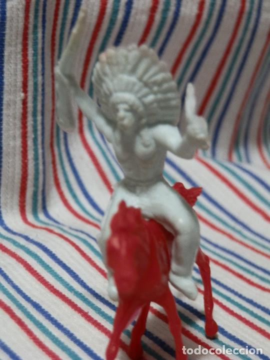 Figuras de goma y PVC: LOTE INDIOS Y CABALLOS - Foto 4