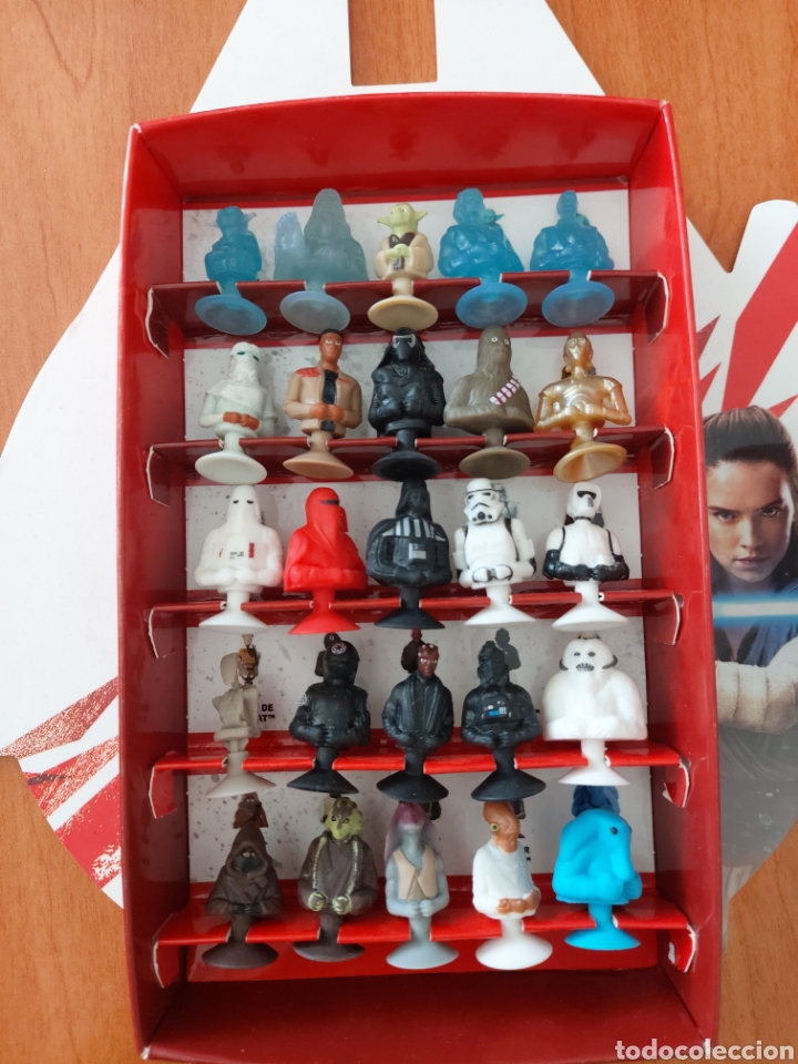 Figuras de goma y PVC: Stikeez Star Wars completa - Foto 2