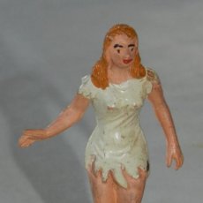 Figuras de Goma y PVC: FIGURA DE JANE. REALIZADA POR PECH. SERIE TARZAN / SAFARI. ORIGINAL AÑOS 50 EN GOMA.. Lote 314686963