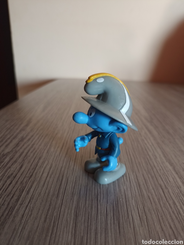 Figuras de goma y PVC: Pitufo bombero -peyo 2016 - Foto 2