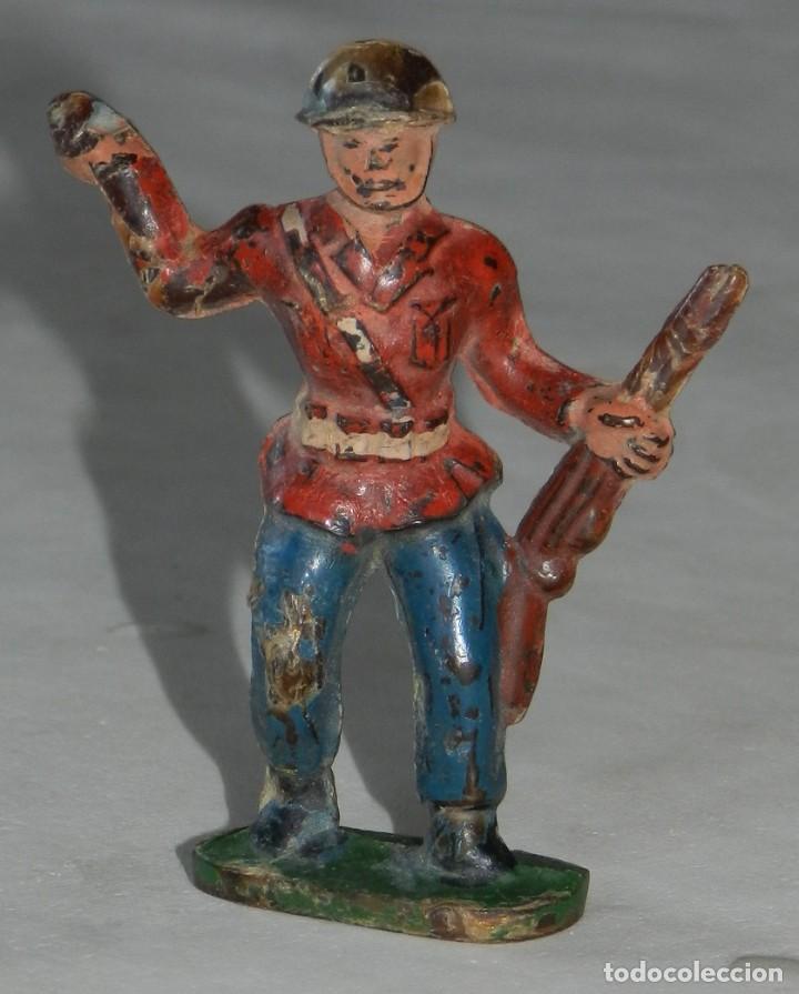 Figurines en Caoutchouc et PVC: SOLDADO DE GOMA, TAL Y COMO SE VE EN LAS FOTOGRAFIAS PUESTAS. MUY ANTIGUO.