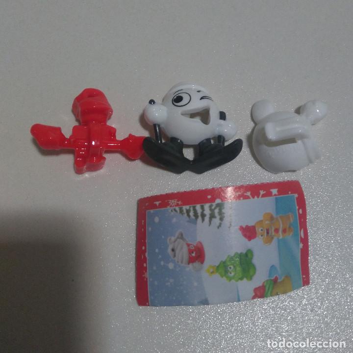 Figuras de Borracha e PVC: kinder vu bola nieve snow man esquiador esqui bpz papel navidad 2021 mu&ntilde;eco navide&ntilde;o figurita