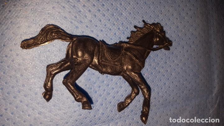 Figuras de goma y PVC: CABALLO OESTE - FIGURA NUEVA - Foto 2