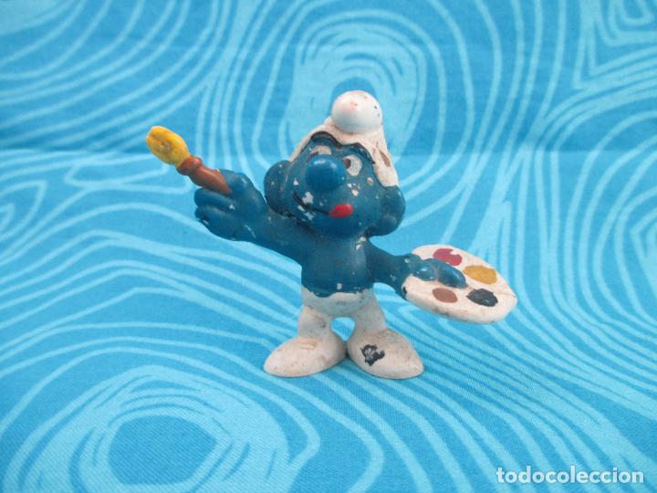 Figuras de Goma y PVC: PITUFO GOMA, SIN MARCA