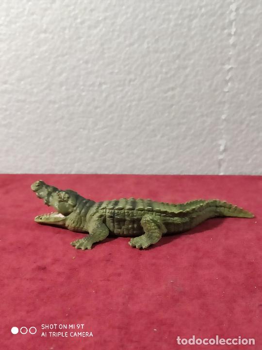 Figuras de goma y PVC: SCHLEICH COCODRILO 15 CM - Foto 3