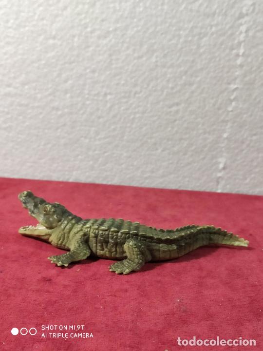 Figuras de goma y PVC: SCHLEICH COCODRILO 15 CM - Foto 3