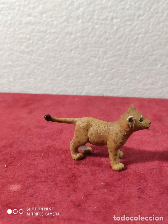 Figuras de goma y PVC: SCHLEICH CACHORRO DE LEON - Foto 1