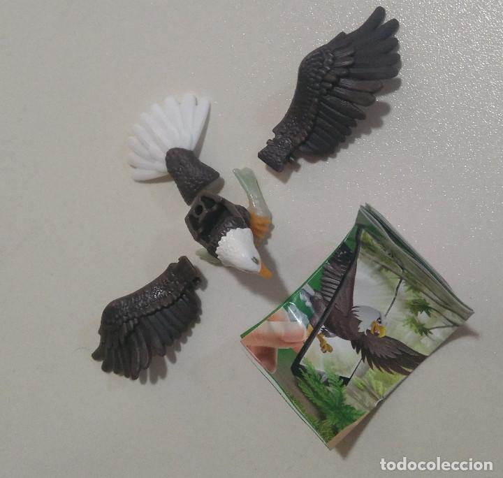 Kinder Figures: figura natoons animal 2021 vu mu&ntilde;eco bpz papel completo aguila ave