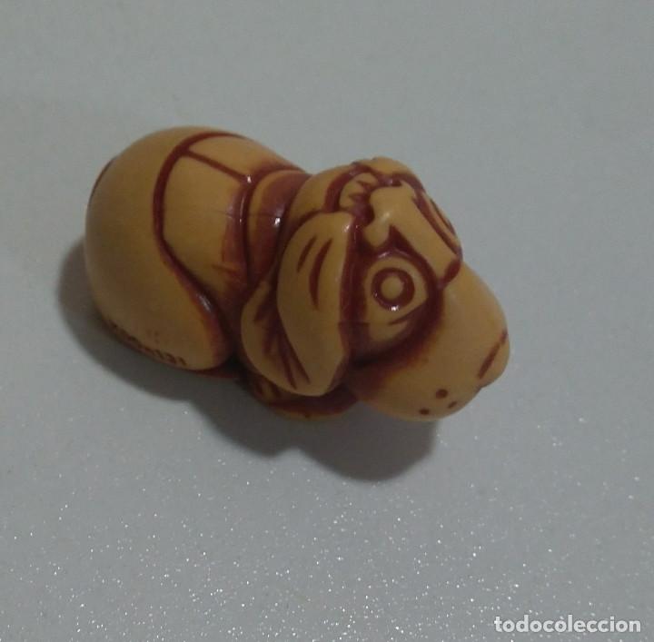 Kinder Figures: k00 131 totem kinder perro dog mu&ntilde;eco doble cara double face tete transfomable GNOMO