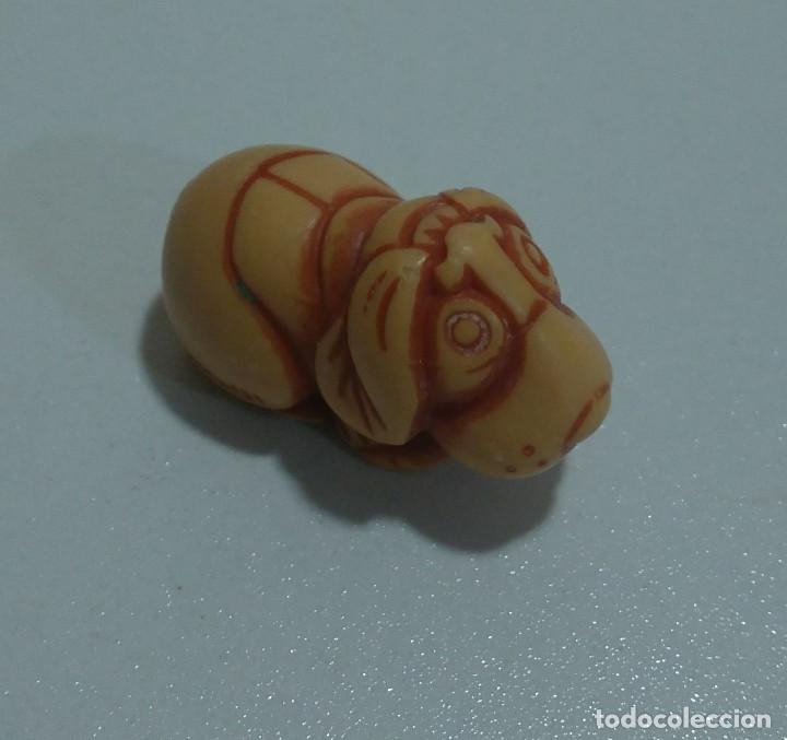 Kinder Figures: k00 131 totem kinder perro dog mu&ntilde;eco doble cara double face tete transfomable GNOMO