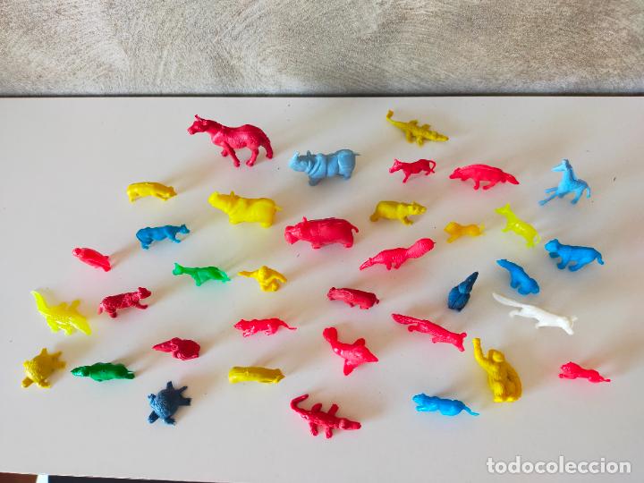 Figuras de goma y PVC: LOTE ANIMALES DUNKIN - Foto 7