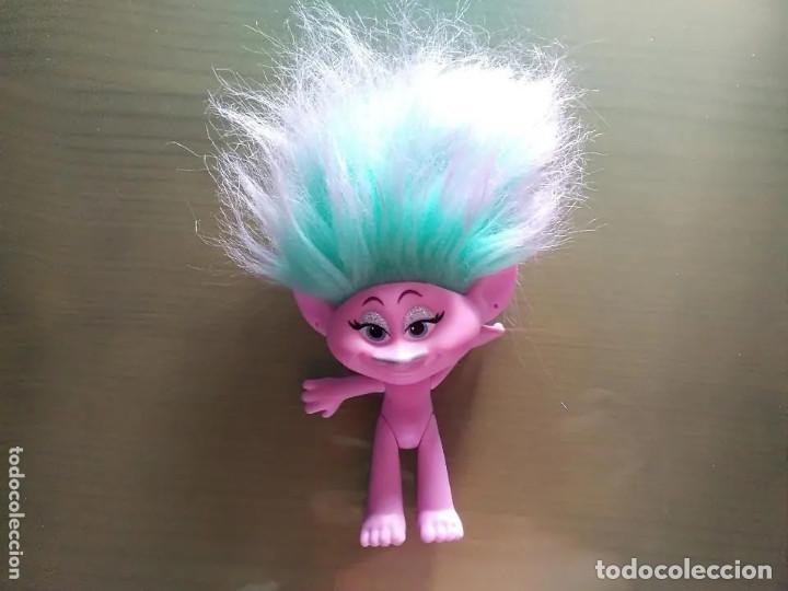 Figuras de goma y PVC: FIGURA TROLLS SATIN HASBRO