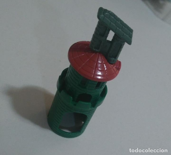 Figuras de Goma Kinder: pieza suelta torre kinder arquitectura coleccion metalico castillo