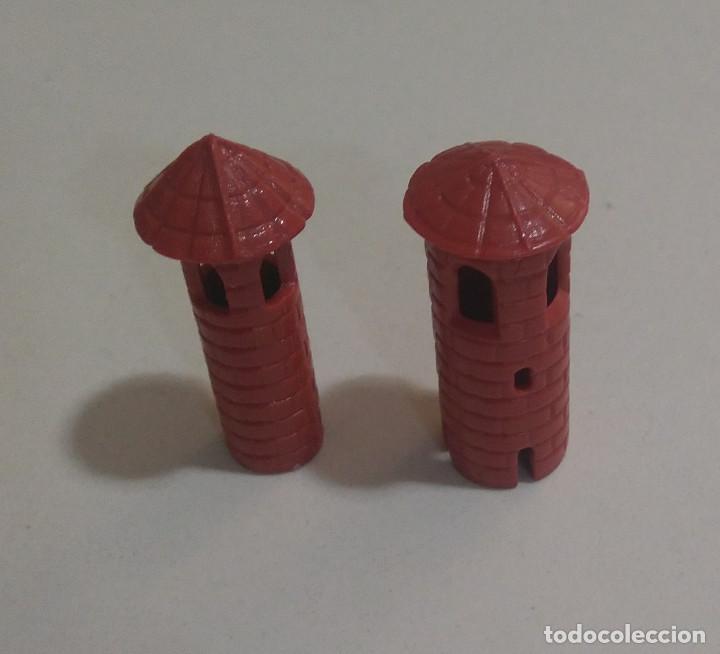 Kinder Figures: pieza suelta torres kinder arquitectura coleccion metalico castillo