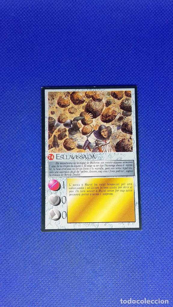 Figuras de Goma y PVC: HISTORIA MAGICA DE CATALUNYA 1996 AVUI CARTA N&ordm; 74 ESLLAVISSADA