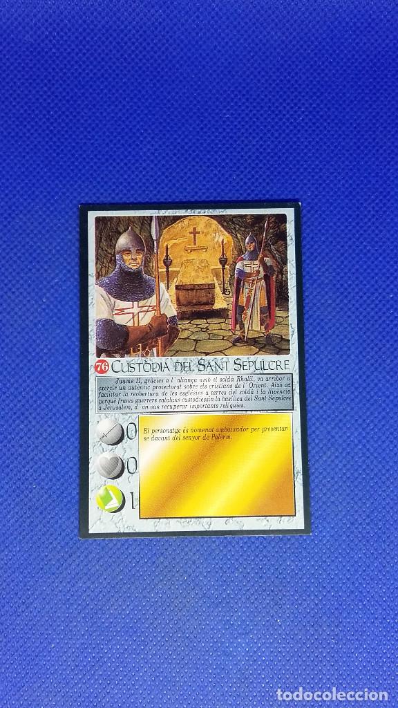 Figuras de Goma y PVC: HISTORIA MAGICA DE CATALUNYA 1996 AVUI CARTA N&ordm; 76 CUSTODIA DEL SANT SEPULCRE