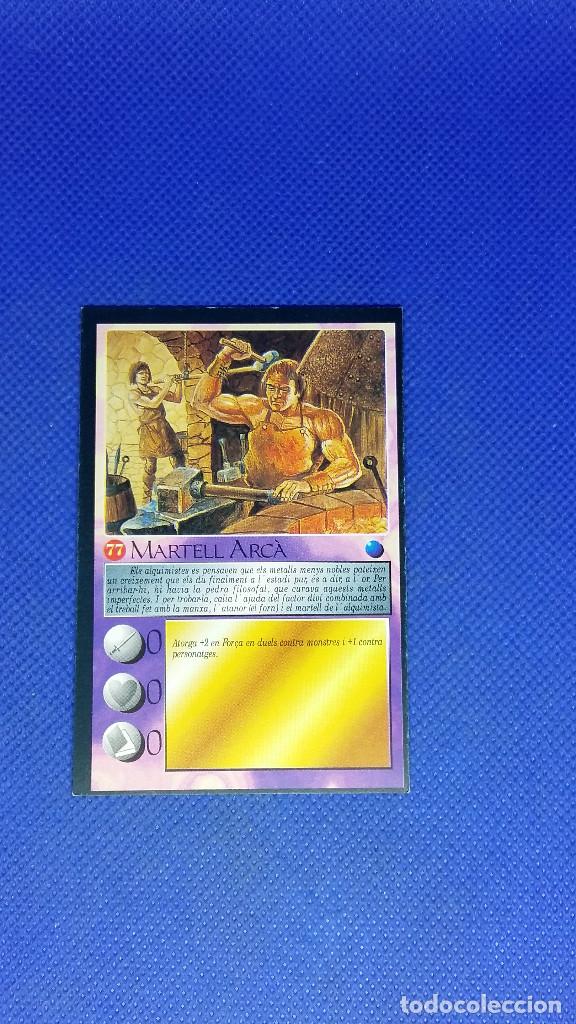 Figuras de Goma y PVC: HISTORIA MAGICA DE CATALUNYA 1996 AVUI CARTA N&ordm; 77 MARTELL ARC&Aacute;
