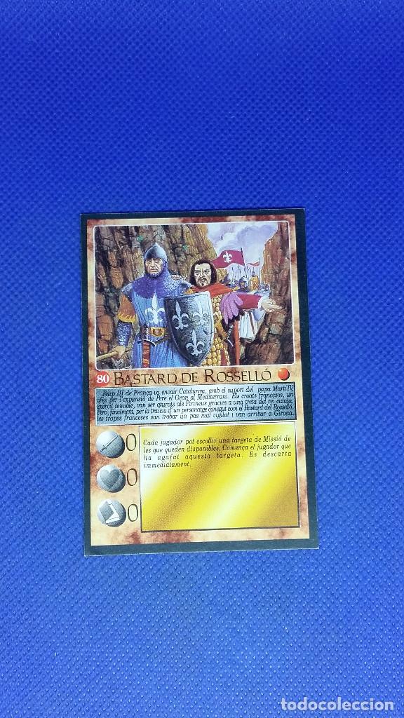 Figuras de Goma y PVC: HISTORIA MAGICA DE CATALUNYA 1996 AVUI CARTA N&ordm; 80 BASTARD DE ROSSELLO
