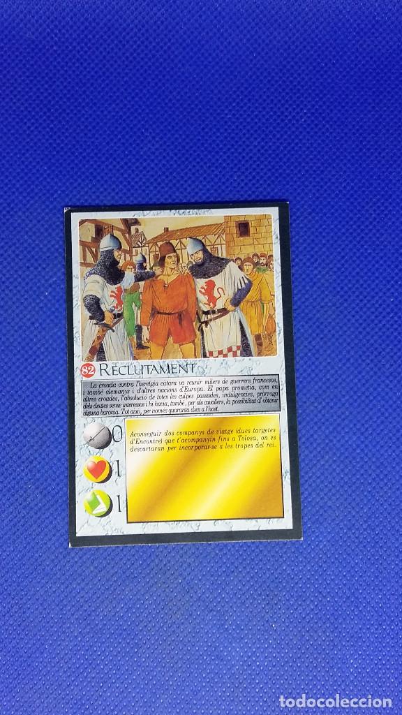 Figuras de Goma y PVC: HISTORIA MAGICA DE CATALUNYA 1996 AVUI CARTA N&ordm; 82 RECLUTAMENT