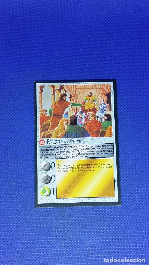 Figuras de Goma y PVC: HISTORIA MAGICA DE CATALUNYA 1996 AVUI CARTA N&ordm; 83 FALS TESTIMONI